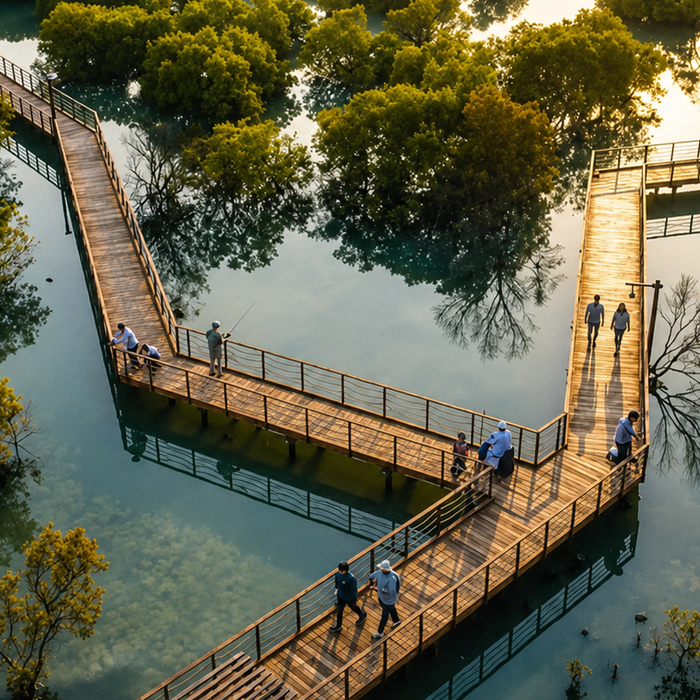 Công Viên Rừng Ngập Mặn Wonder Mangrove – Lá Phổi Xanh 800ha Của Vinhomes Hạ Long Xanh